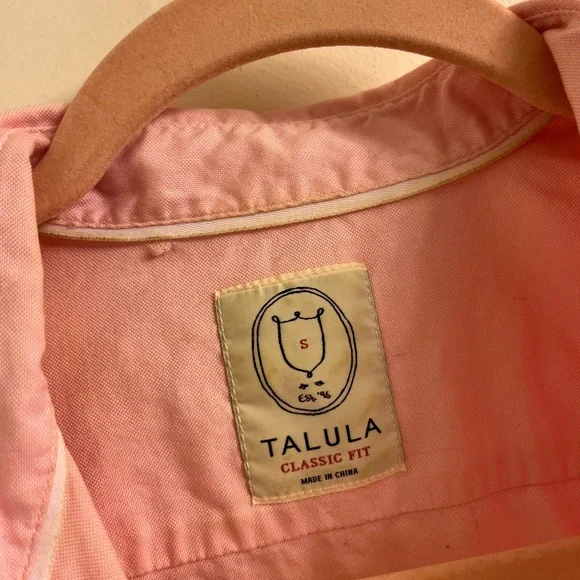 Pink Talula Button Down - Picture 2 of 2